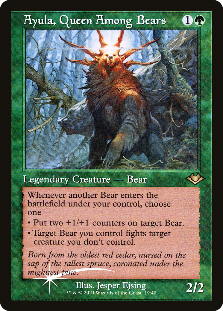 Ayula, Queen Among Bears (MH1-019) - Modern Horizons 1 Timeshifts