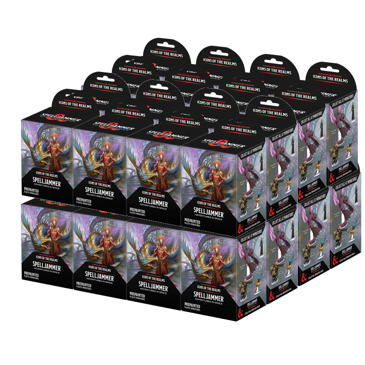 spelljammer booster box Icons of the Realms: Adventures in Space Collect all 47 figures from Spelljammer Mini - D&D Icons of