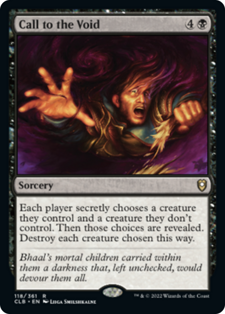 Call to the Void (CLB-118) - Commander Legends: Battle for Baldur's Gate Foil - Game Nerdz Call to the Void (CLB-118) - Commander Legends: Battle for Baldur's Gate Foil - Game Nerdz