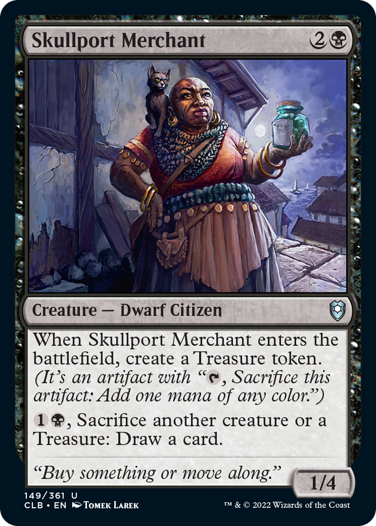 Skullport Merchant (CLB-149) - Commander Legends: Battle for Baldur's Gate  Foil - Game Nerdz