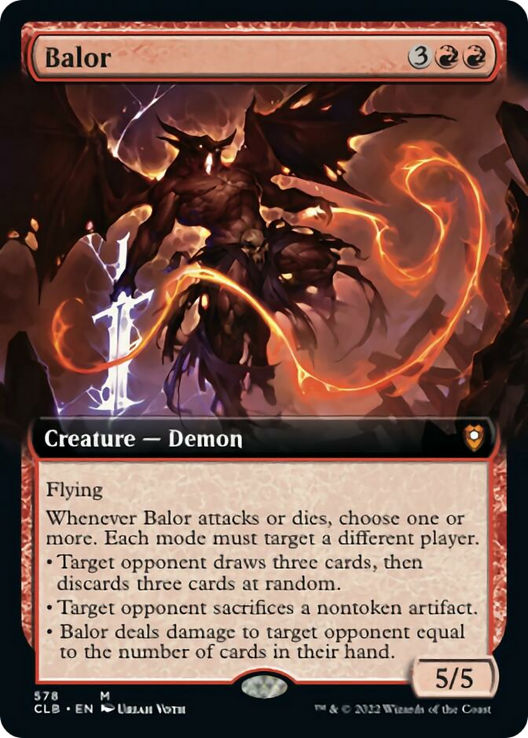 Balor (CLB-578) - Commander Legends: Battle for Baldur's Gate: (Extended  Art) - Game Nerdz