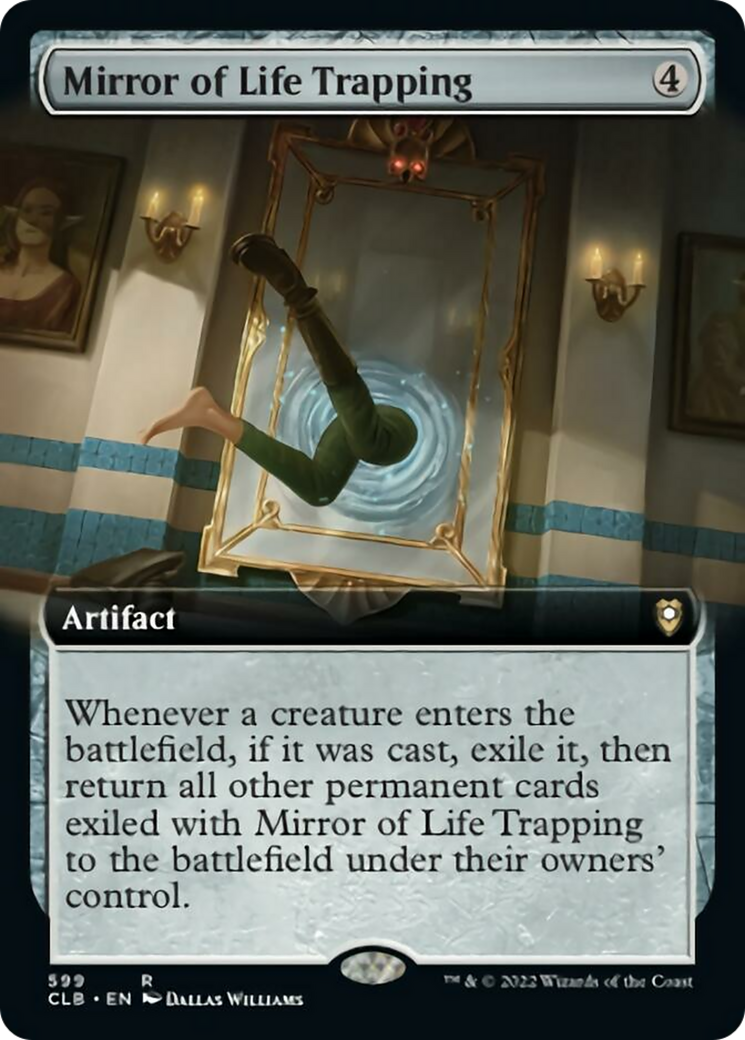 mirror mtg card of Life Trapping (CLB-599) - Commander Legends: Battle for Baldur's Gate: (Extended Art) Foil If you do Magic: The Gathering - Mirror