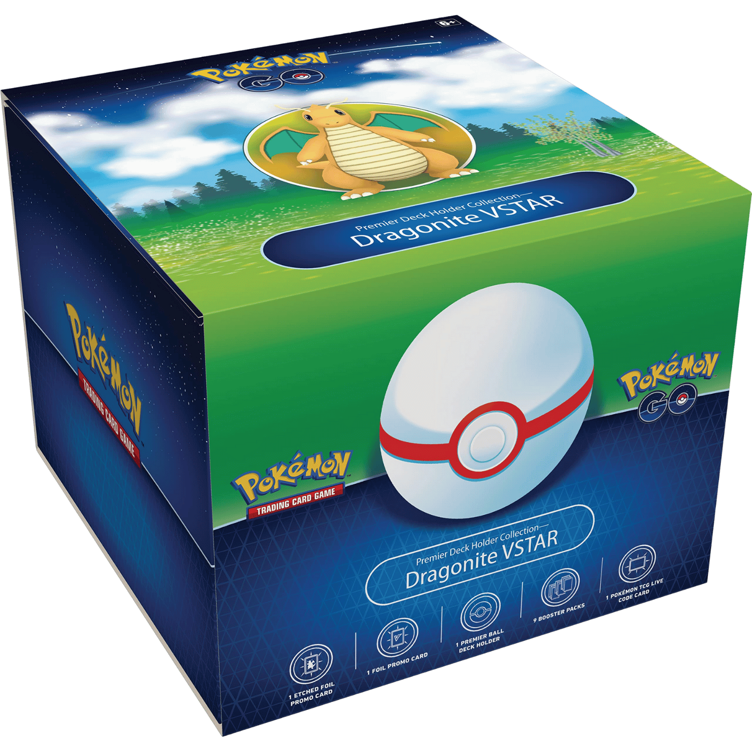Pokemon: Pokemon Go - Dragonite VSTAR - Premier Deck Holder