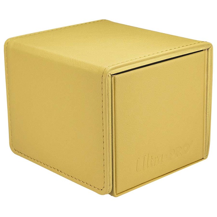 Ultra Pro Deck Box: Vivid - Yellow (Alcove Edge) - Game Nerdz