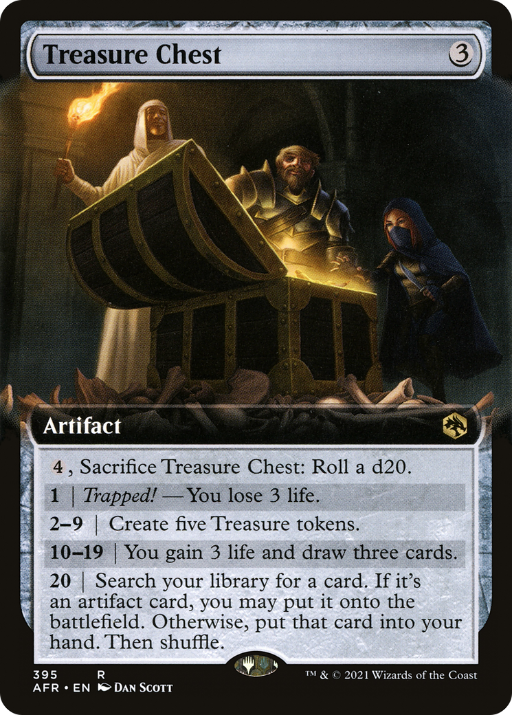 Treasure Chest (AFR-395) - Adventures in the Forgotten Realms: (Extended  Art) Foil - Game Nerdz