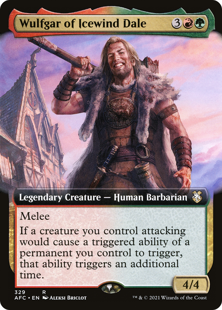Wulfgar of Icewind Dale (AFC-329) - Forgotten Realms Commander