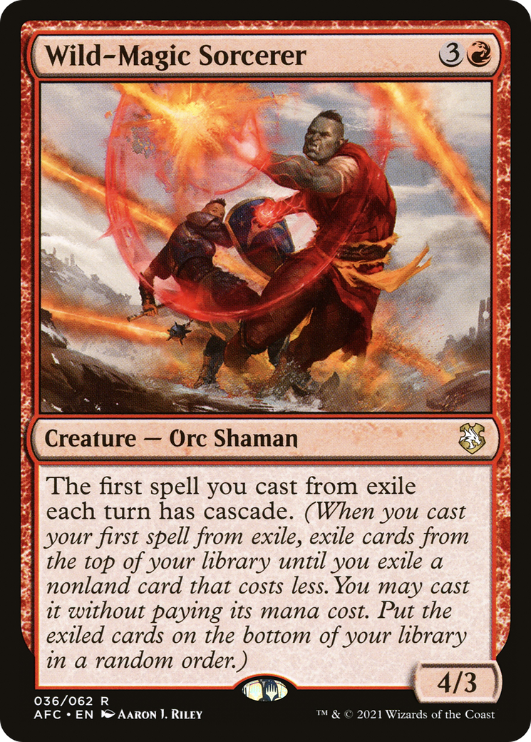 Wild-Magic Sorcerer (AFC-036) - Forgotten Realms Commander - Game Nerdz
