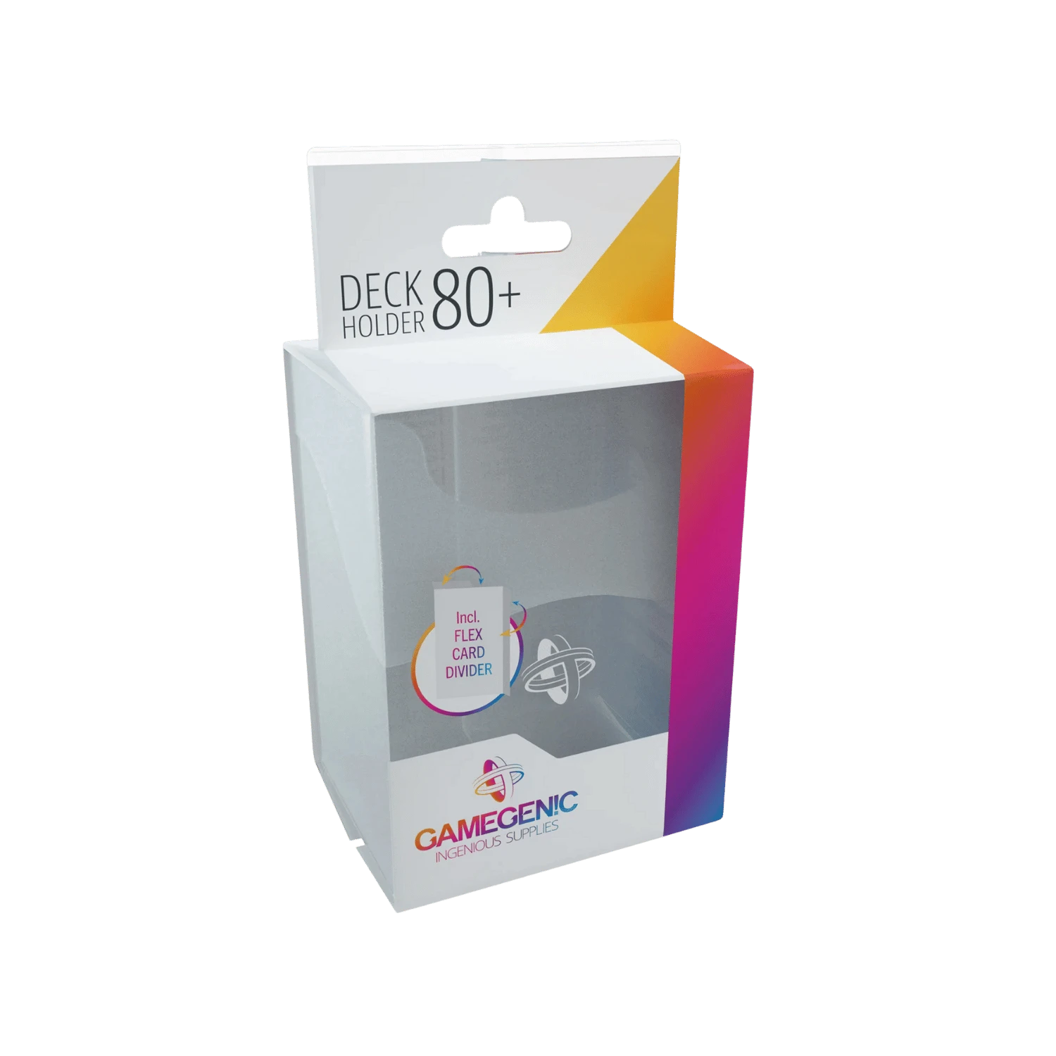 PORTA DECK - DECK HOLDER 80+ CLEAR GAMEGENIC | Tiempo de Juegos