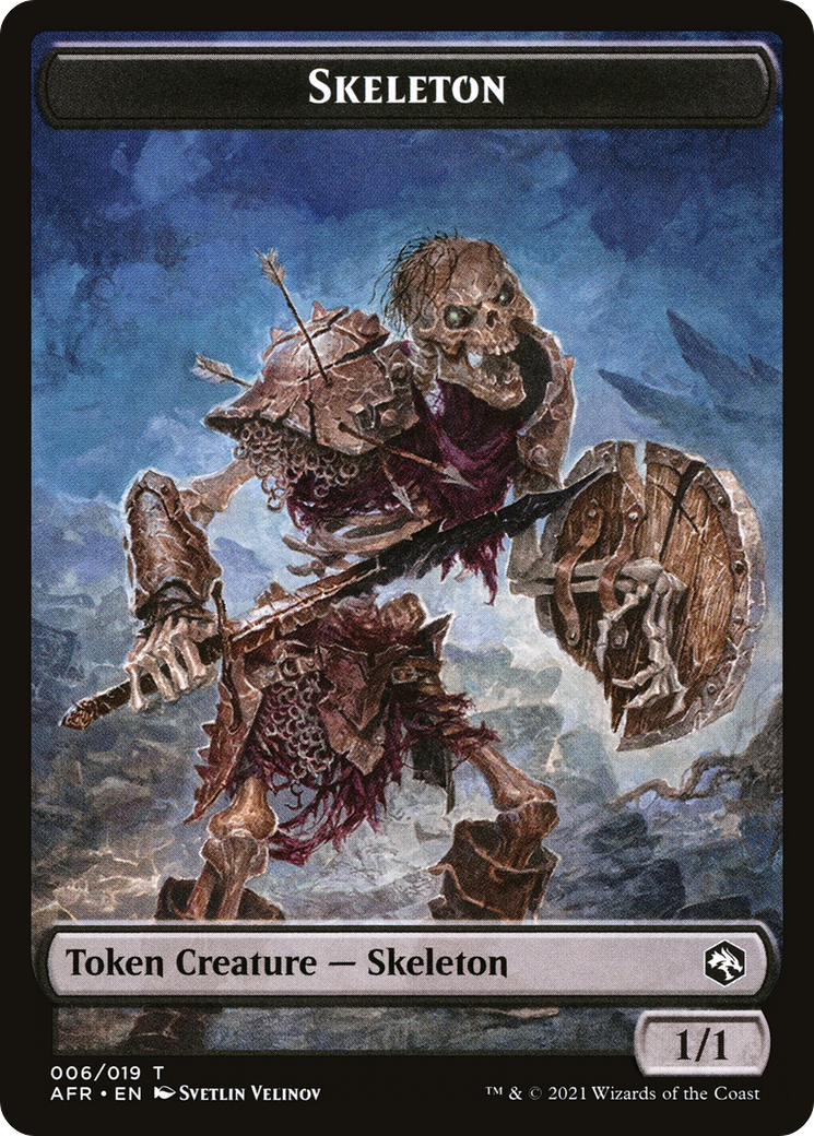 Skeleton (TAFR-006) - Adventures in the Forgotten Realms Tokens Foil - Game Nerdz Skeleton (TAFR-006) - Adventures in the Forgotten Realms Tokens Foil - Game Nerdz