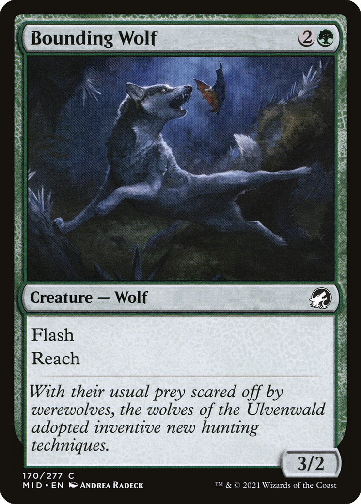 wolf mtg cards Magic: the Gathering - Young (134) Banding #(Any creatures with banding Rules Text: Wolf, Subtype: Elf,