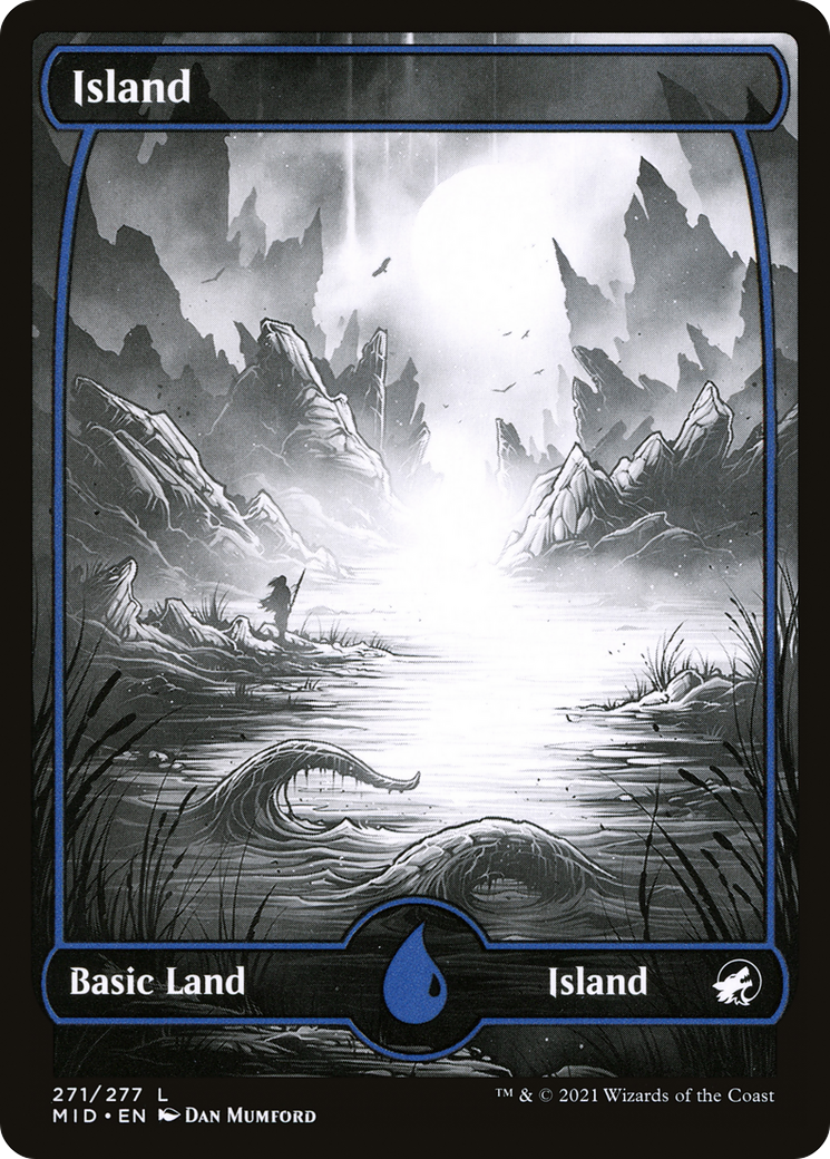 Island (MID-271) - Innistrad: Midnight Hunt: (Full Art, Showcase) Foil -  Game Nerdz
