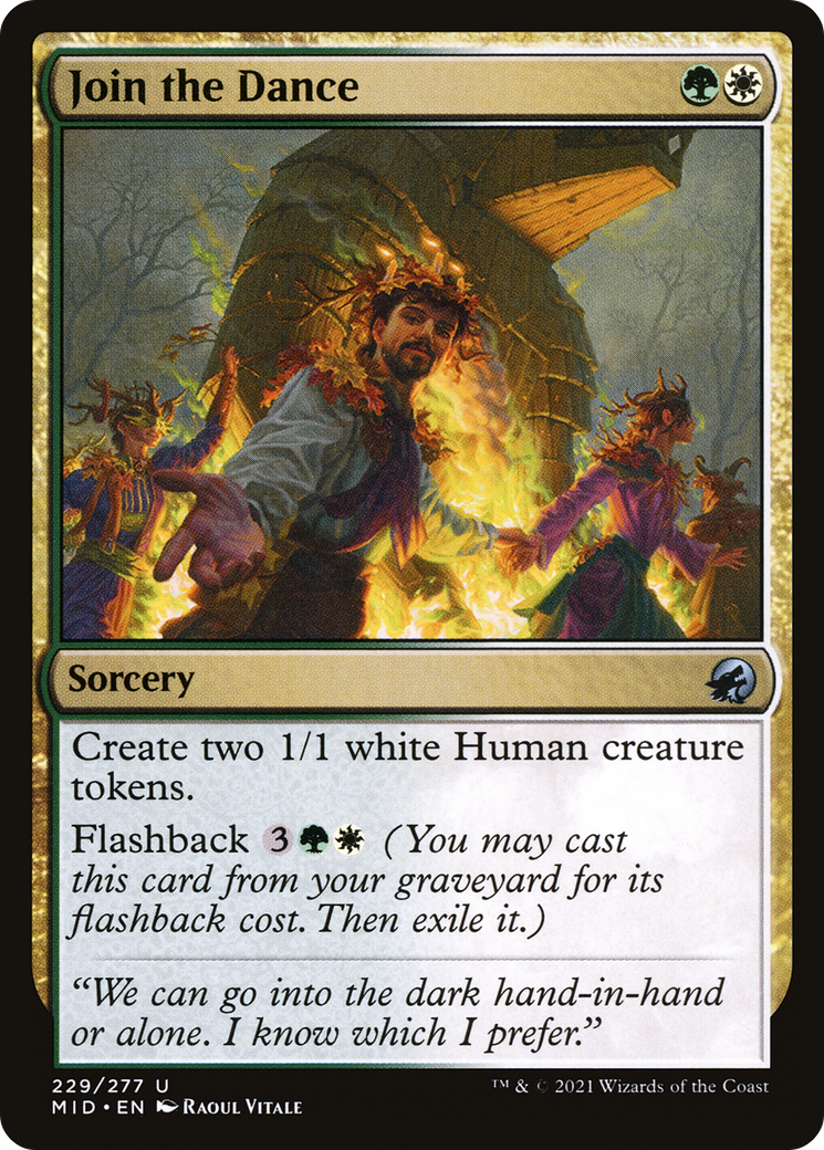 Join the Dance (MID-229) - Innistrad: Midnight Hunt Foil - Game Nerdz Join the Dance (MID-229) - Innistrad: Midnight Hunt Foil - Game Nerdz