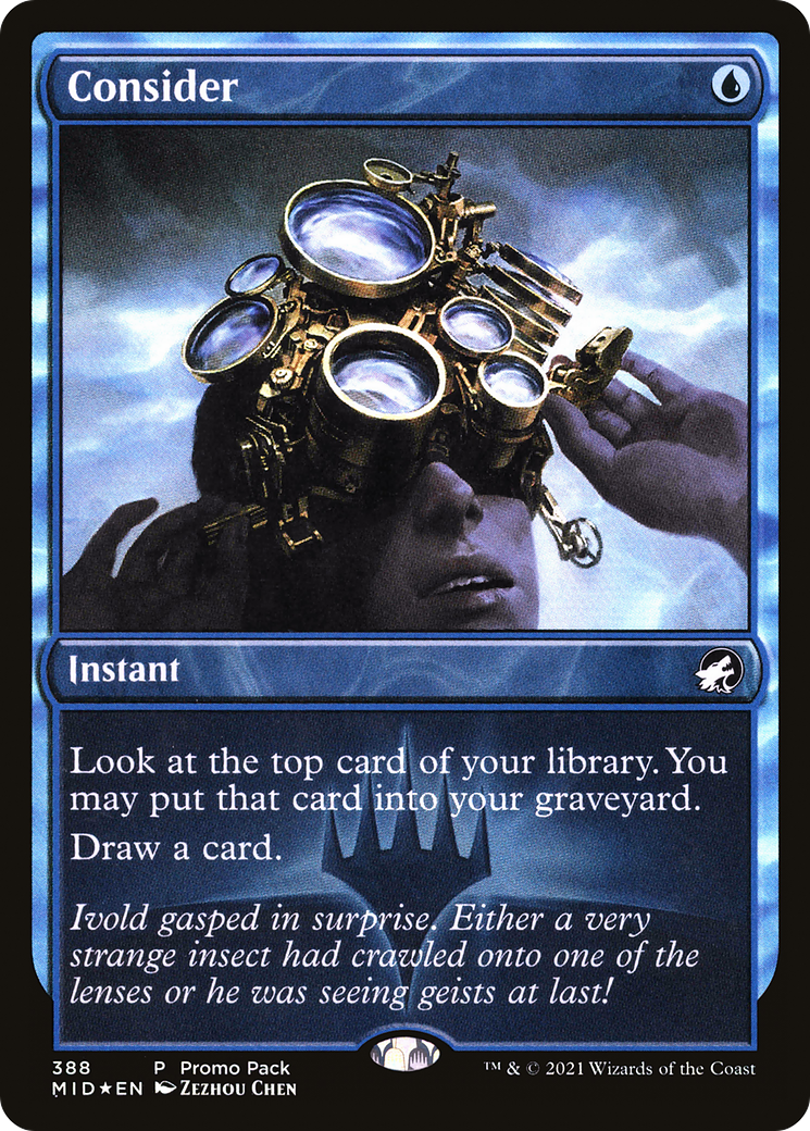 Consider (PPMID-388) - Innistrad: Midnight Hunt Foil - Game Nerdz Consider (PPMID-388) - Innistrad: Midnight Hunt Foil - Game Nerdz