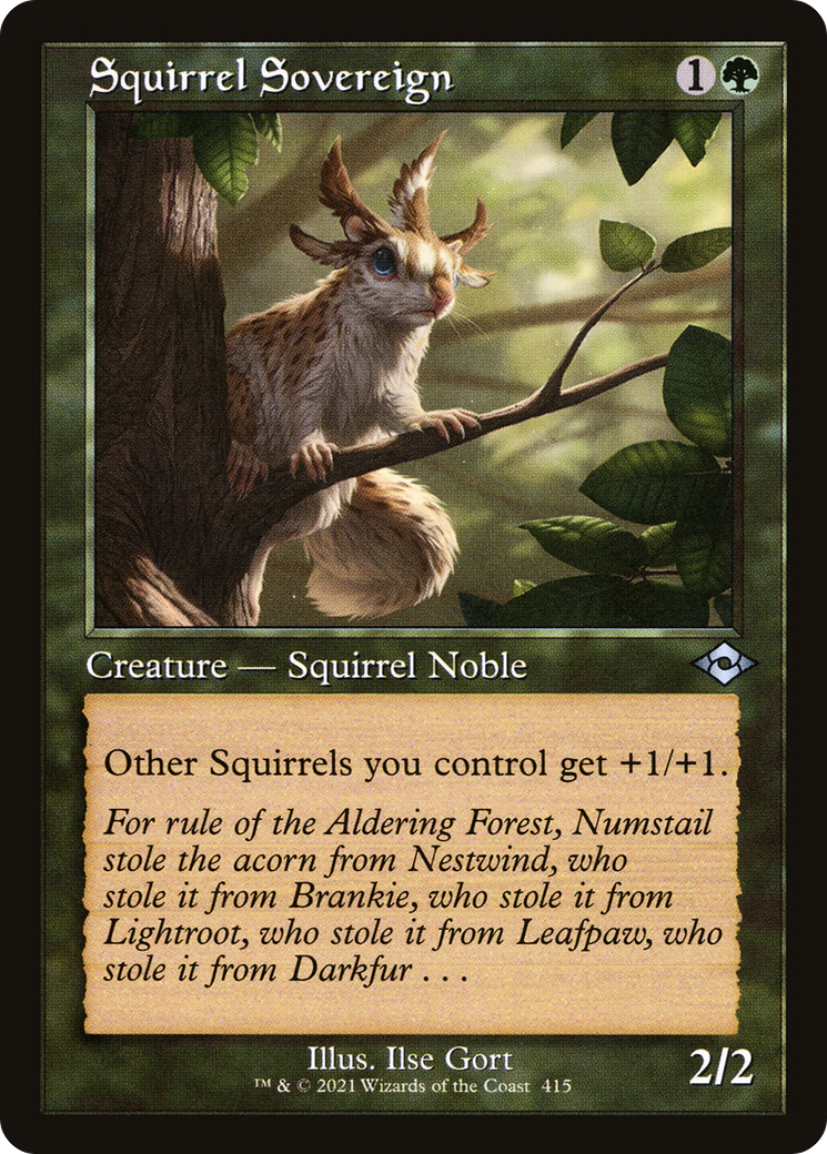 most expensive don cards one piece Squirrel Token (1/1) by Andrea Radeck