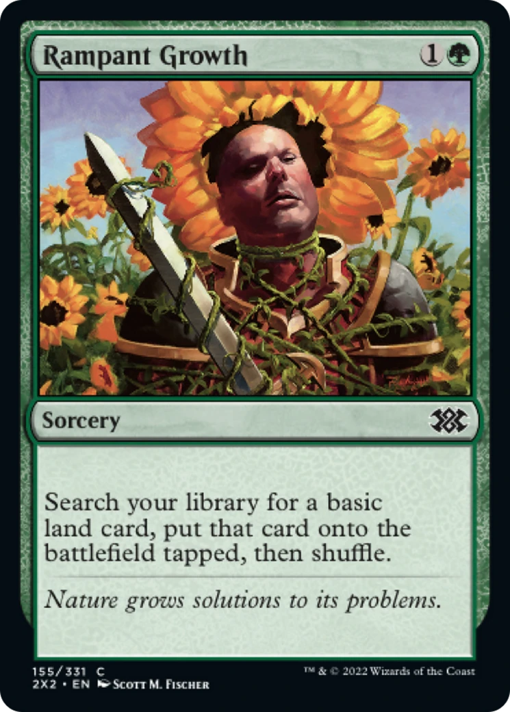 Rampant Growth (2X2-155) - Double Masters 2022 Foil - Game Nerdz