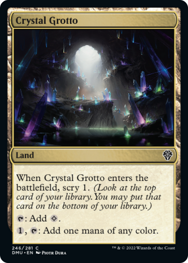 Crystal Grotto (DMU-246) - Dominaria United Foil - Game Nerdz Crystal Grotto (DMU-246) - Dominaria United Foil - Game Nerdz