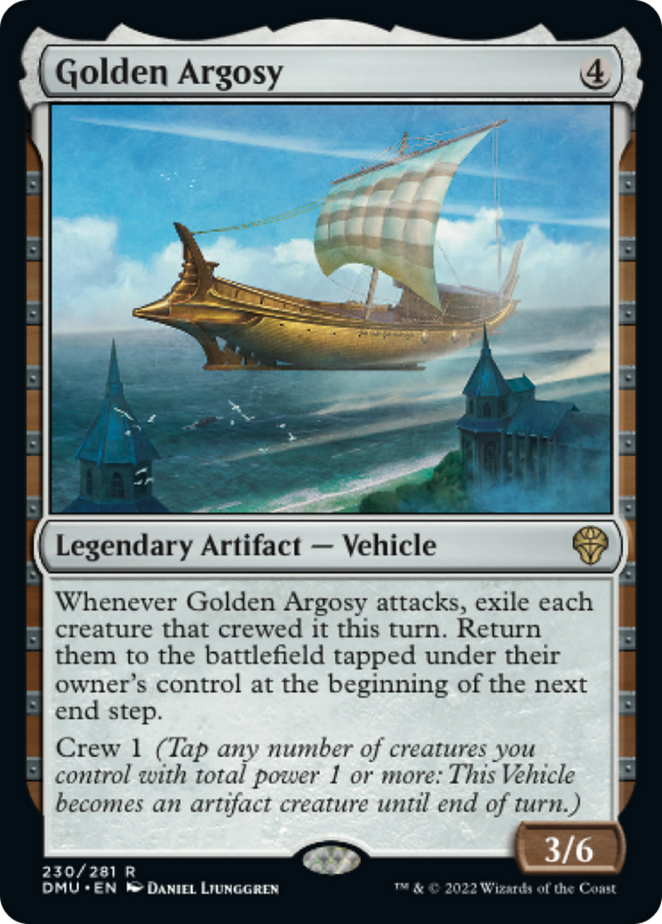 Golden Argosy (DMU-230) - Dominaria United Foil - Game Nerdz