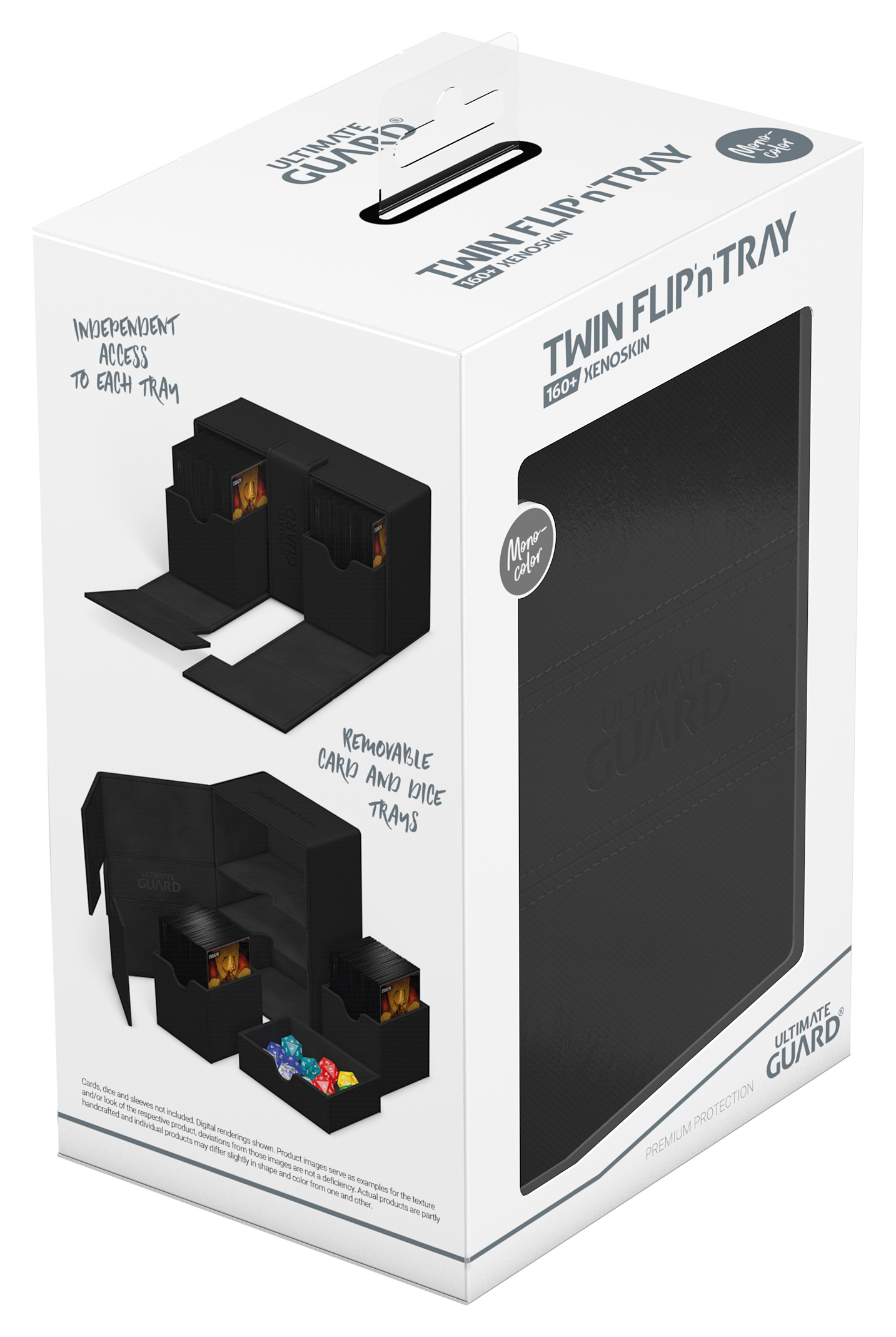 Ultimate Guard: Twin Flip'n'Tray XenoSkin Deck Case 160+ Monocolor