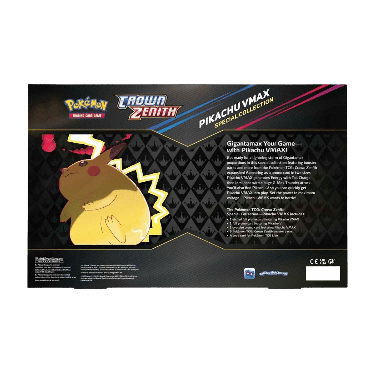 Pokemon: Crown Zenith - Pikachu Vmax - Special Collection - Game Nerdz