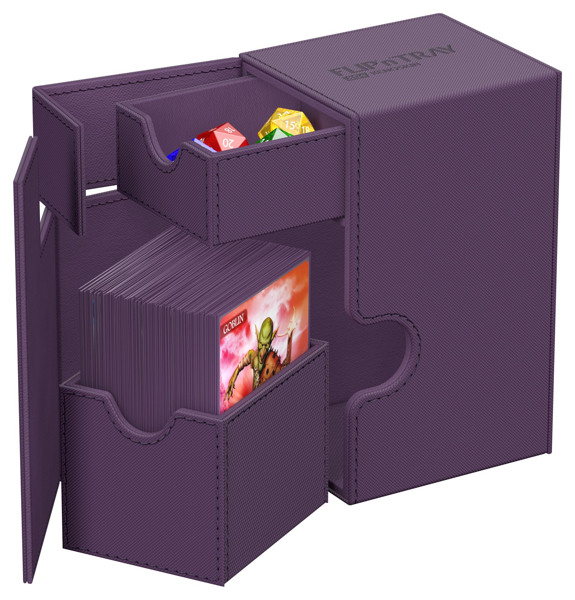 Ultimate Guard: Monocolor Purple - Flip'n'Tray XenoSkin Deck