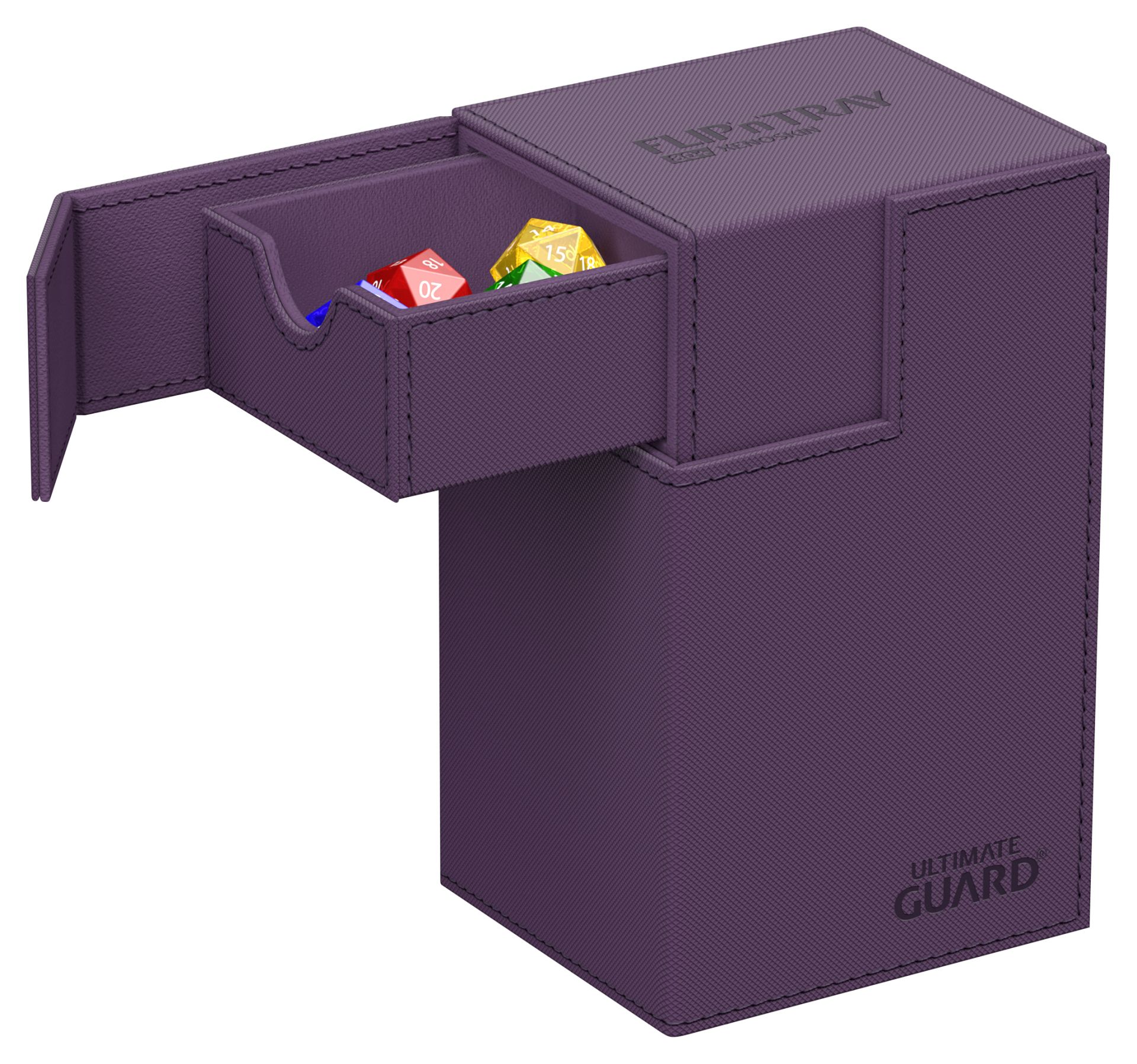 Ultimate Guard: Monocolor Purple - Flip'n'Tray XenoSkin Deck