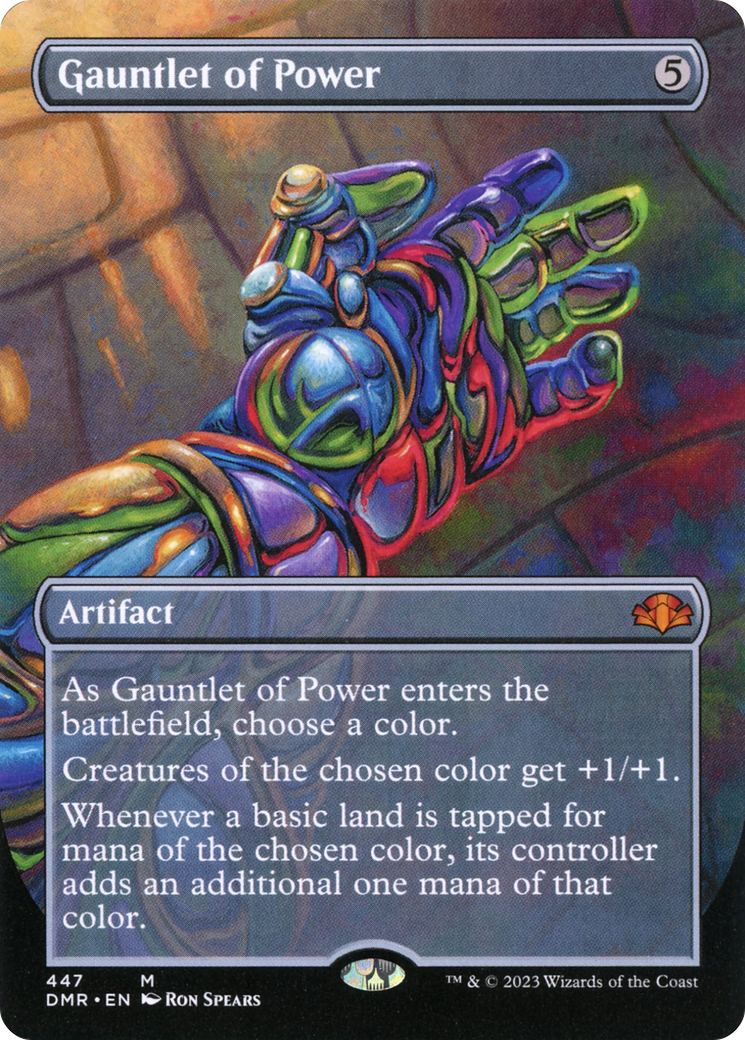 Gauntlet of Power (DMR-447) - Dominaria Remastered (Borderless)