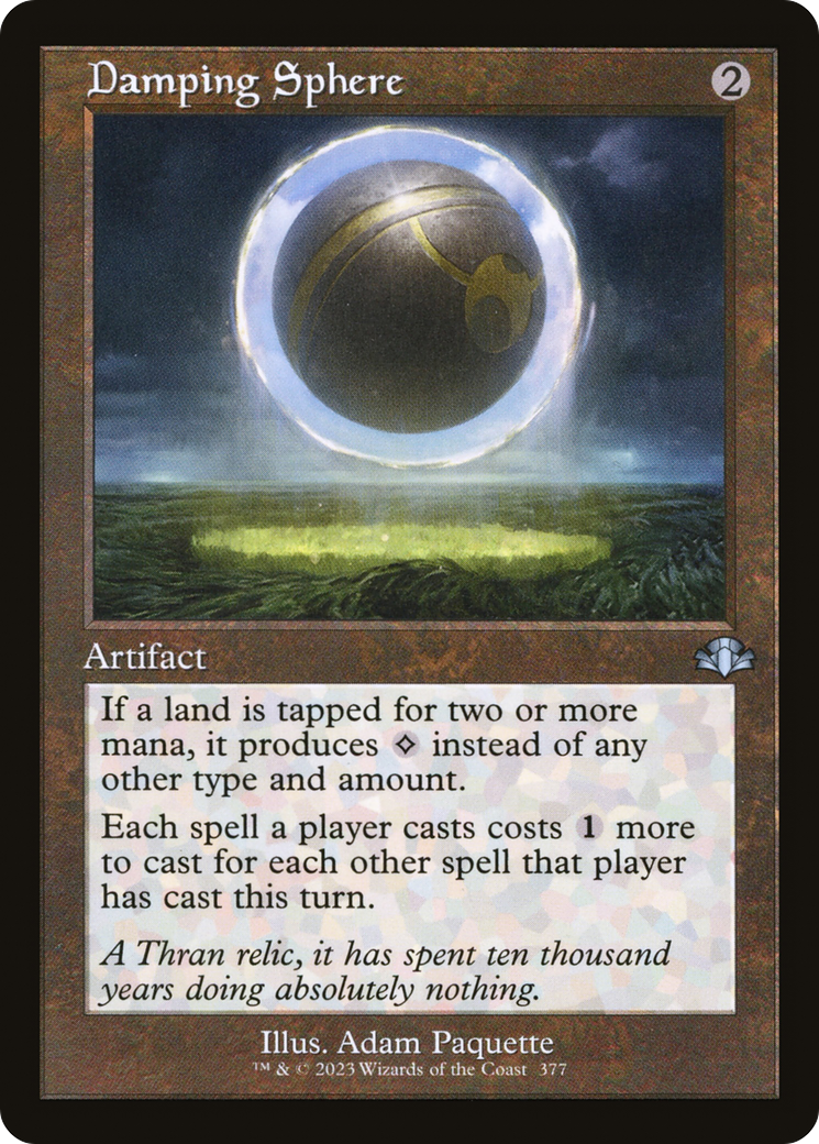 Damping Sphere (DMR-377) - Dominaria Remastered Foil - Game Nerdz