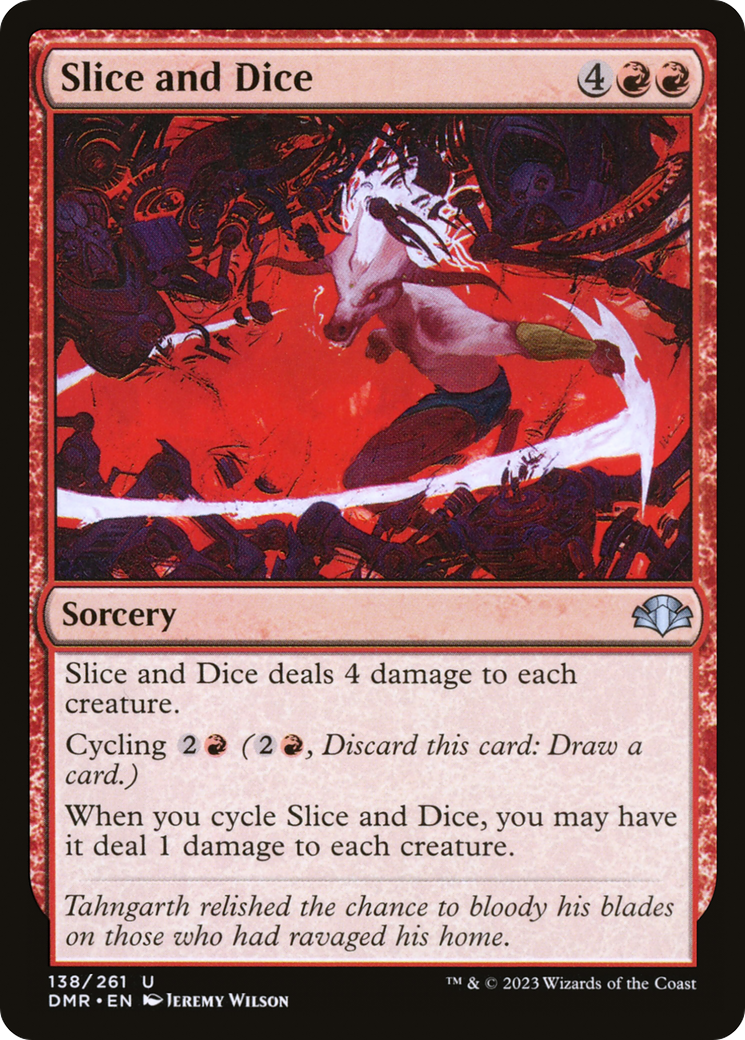 Slice and Dice (DMR-138) - Dominaria Remastered - Game Nerdz Slice and Dice (DMR-138) - Dominaria Remastered - Game Nerdz