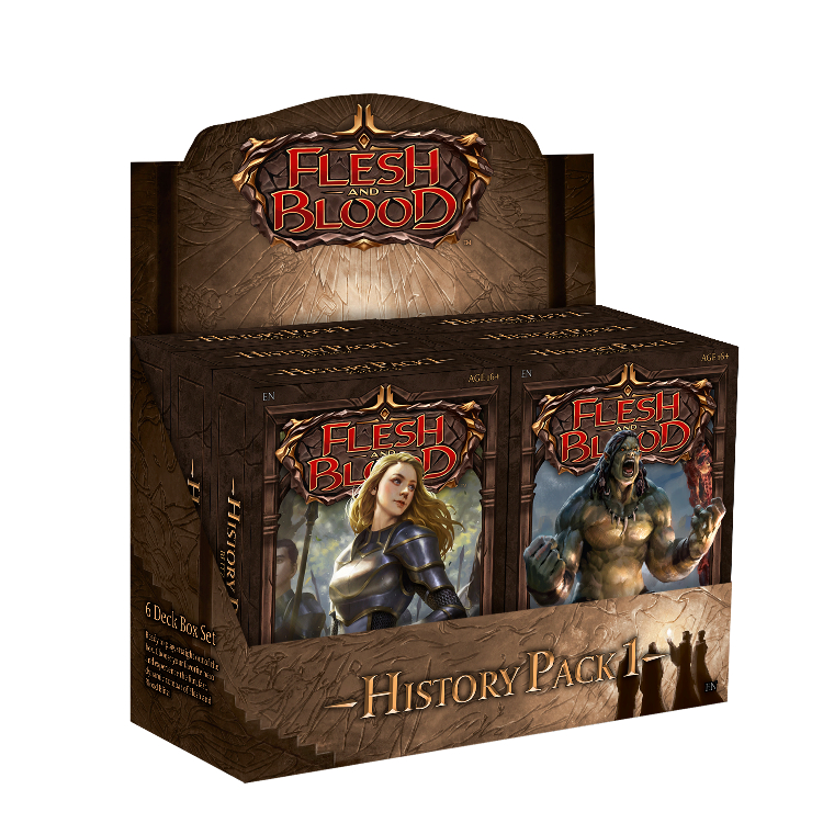 Flesh & Blood TCG: History Pack 1 - Blitz Deck (Set of 6) - Game Nerdz