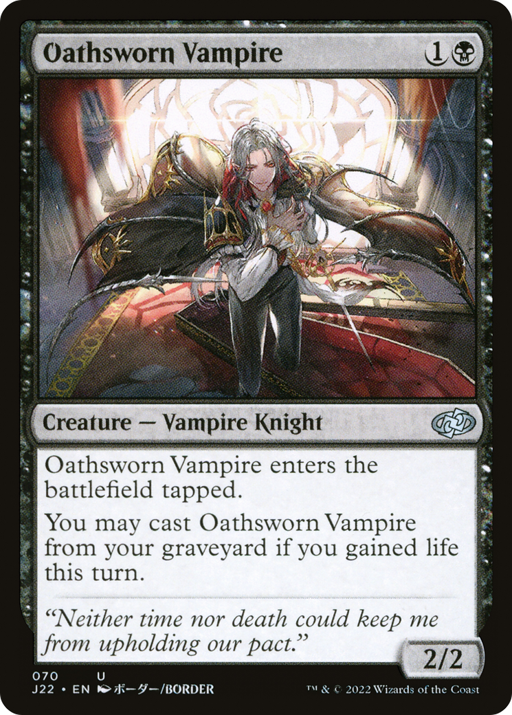 Oathsworn Vampire (J22-070) - Jumpstart 2022 - Game Nerdz