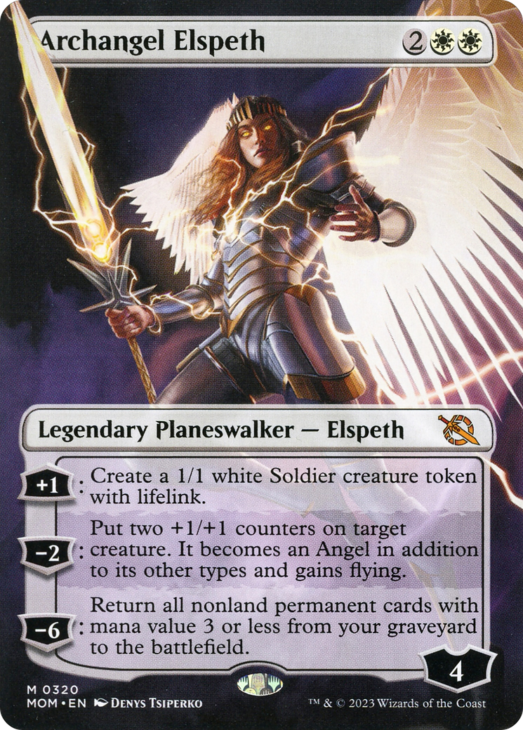 Archangel Elspeth (MOM-320) - March of the Machine (Borderless