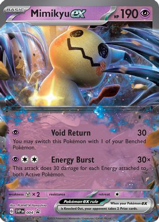 Mimikyu ex (SVP-004) (Scarlet & Violet Base Set) Holofoil - Game Nerdz