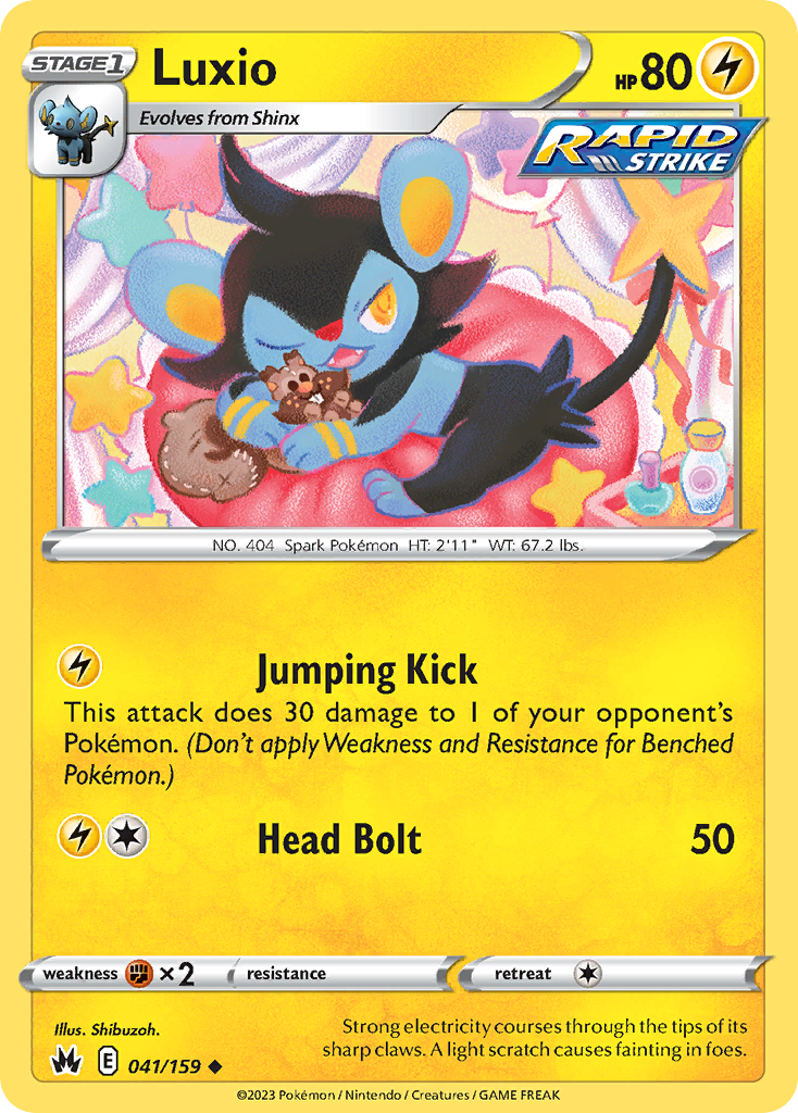 Luxio 41/159 - Crown Zenith - Game Nerdz