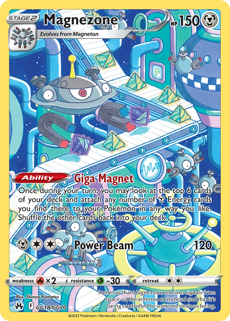 Magnezone GG18/70 - Crown Zenith Galarian Gallery Holofoil - Game
