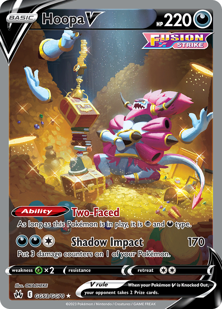 Hoopa V GG53/70 - Crown Zenith Galarian Gallery Holofoil - Game Nerdz