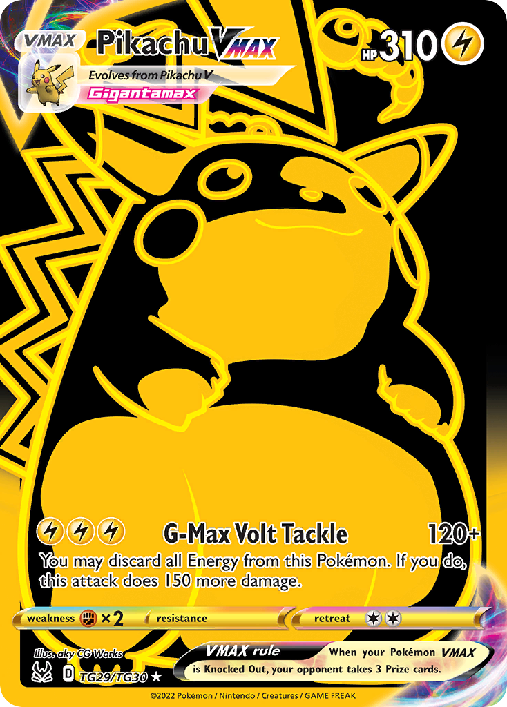 Pikachu VMAX TG29/30 - Lost Origin Trainer Gallery Holofoil - Game