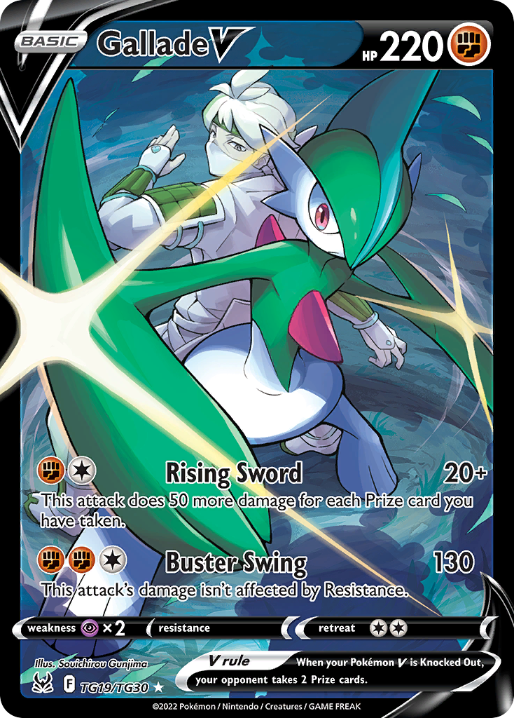 gallade pokemon card value LV.59 20/111 Rising Rivals Holo Rare NM Colorless Power Cyclone (120) Move an Energy from this Pokmon to 1 of your Benched Pokmon Gallade - 081/198 (Reverse Foil)