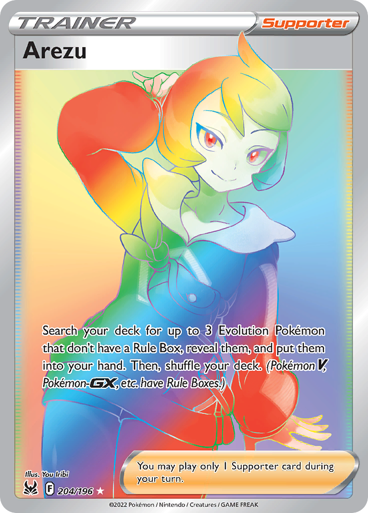 Arezu 204/196 - Lost Origin Holofoil - Game Nerdz