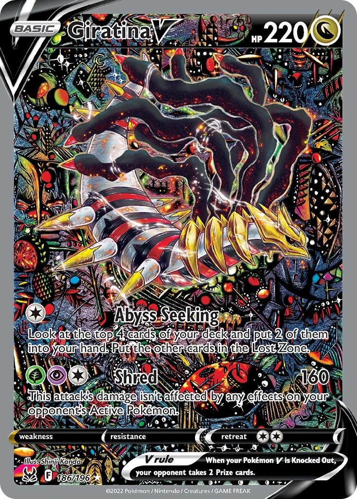 Giratina V 186/196 - Lost Origin Holofoil - Game Nerdz