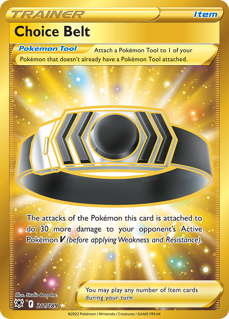 gold trekking shoes pokemon card (Secret) (215/189) [Sword & Shield: Astral Radiance]  Plug Uncommon Card Type Chase Cards in Astral Radiance