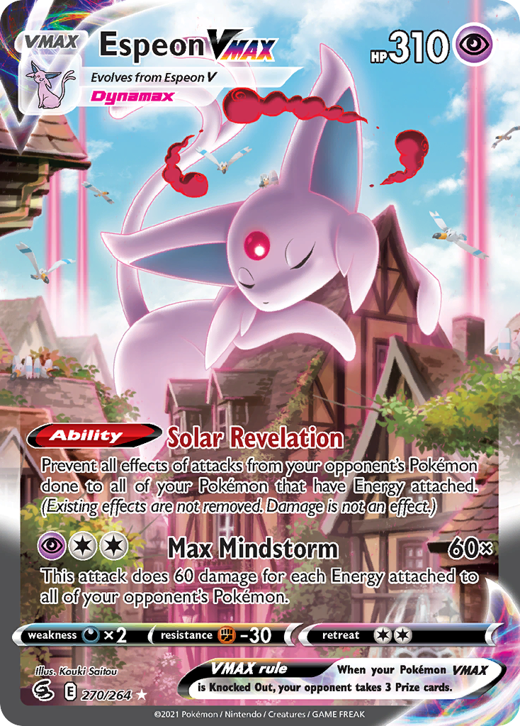 v max pokemon card Eternatus VMAX | Darkness Ablaze