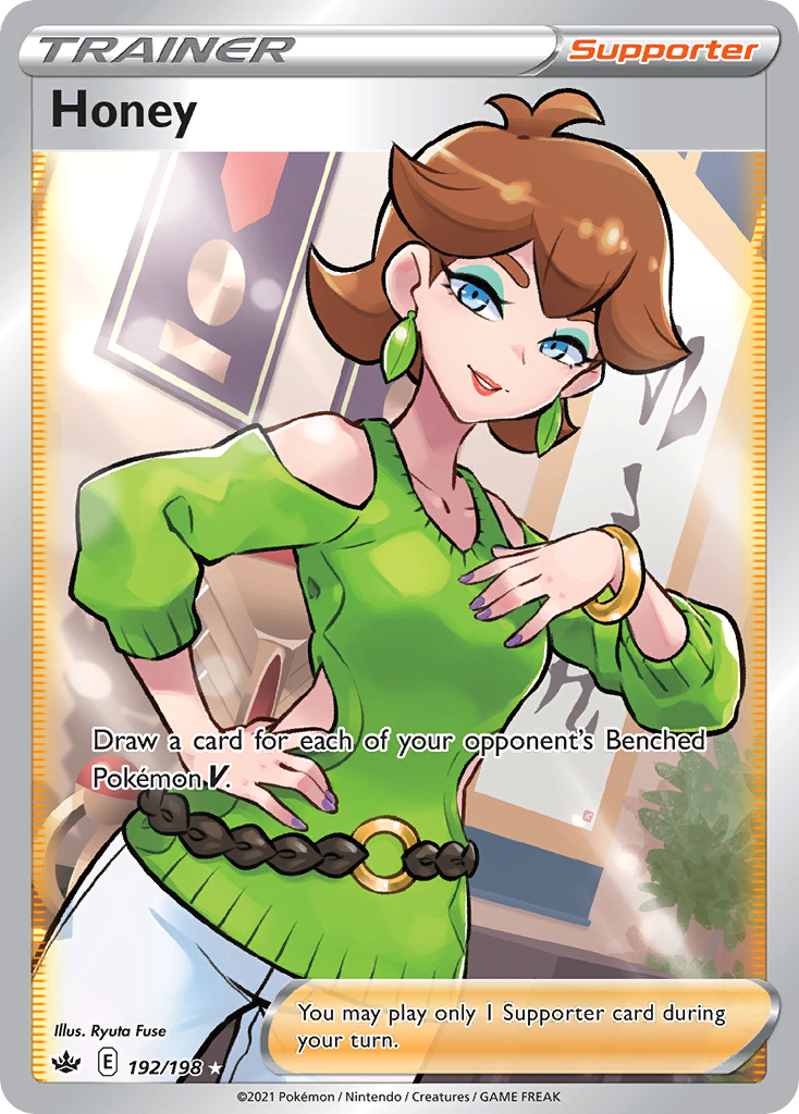 Honey 192/198 - Chilling Reign Holofoil - Game Nerdz