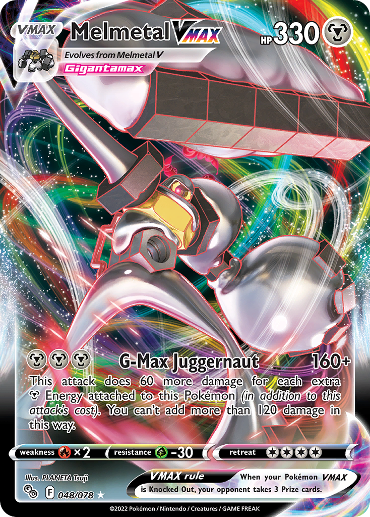 Melmetal VMAX 48/78 - Pokmon GO Holofoil - Game Nerdz
