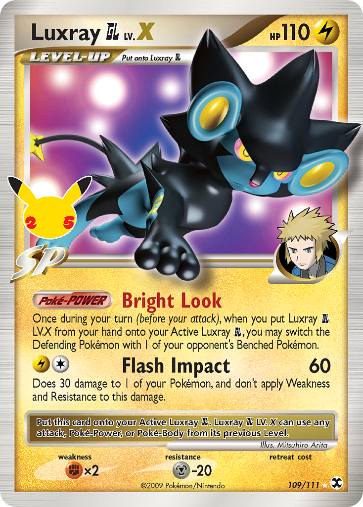Pokemon Celebrations Classic Collection Luxray GL LV.X #109 Pokemon Celebrations Classic Collection Luxray GL LV.X #109