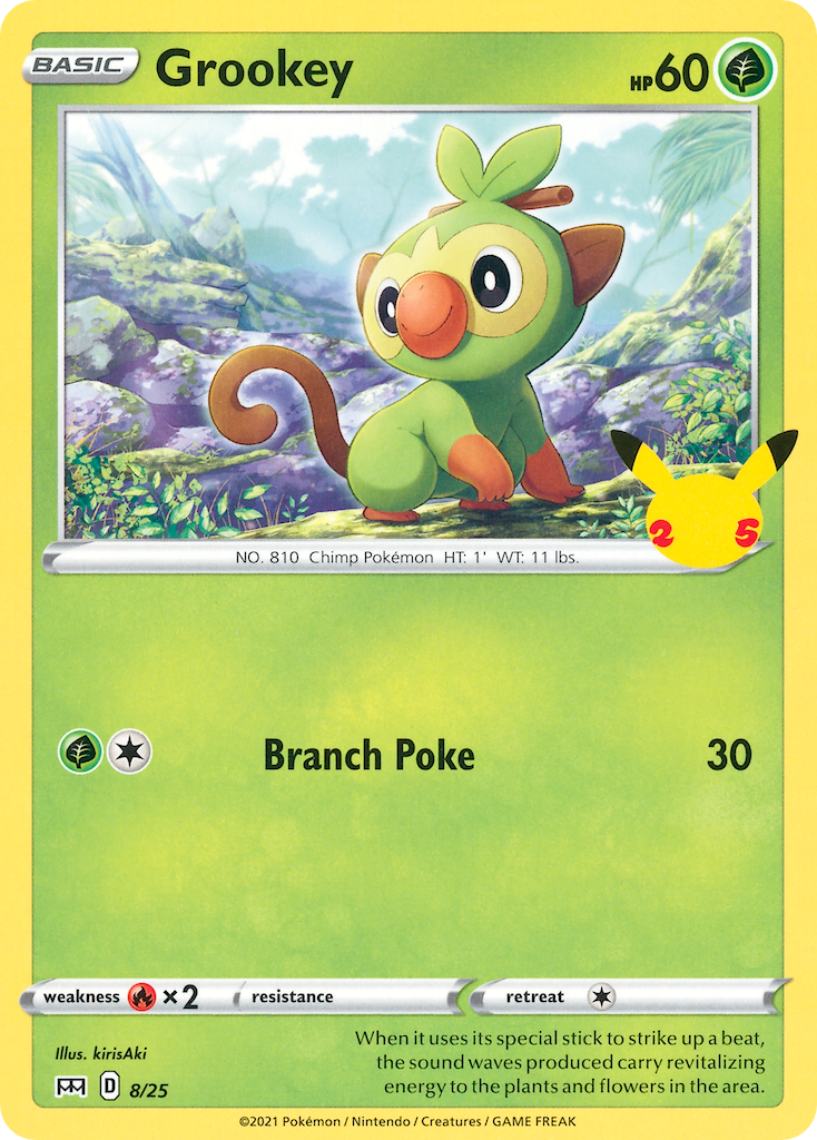 mcdonalds froakie pokemon card Froakie Holo McDonalds 25th Anniversary 22/25, NM Pokemon Card main image 1