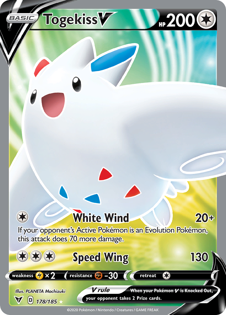 Togekiss V 178/185 - Vivid Voltage Holofoil - Game Nerdz