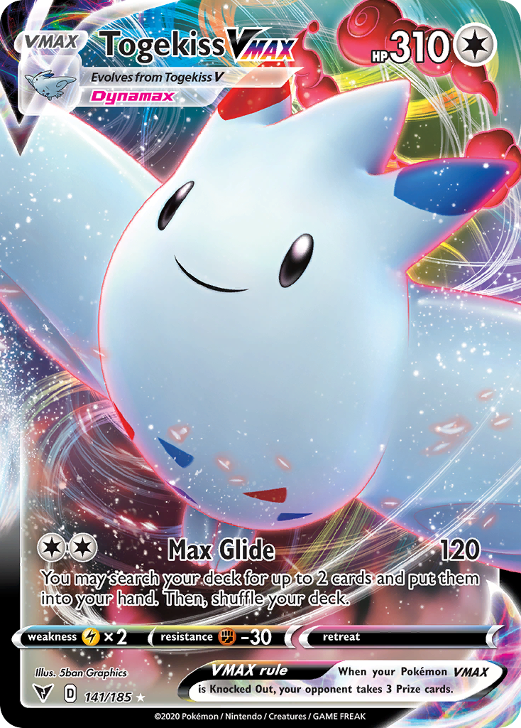 pokemon card togekiss VMAX S3a 088/076 HR Hyper Rare NM 2020 Japanese and attach them to your Pokemon in any way you like Togekiss - Holofoil Great Encounters