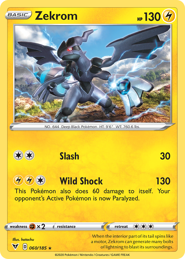 pokemon card zekrom price 2011 Black & White #047/114 Holo Guide Attack 2 Zekrom Price - Plasma Freeze