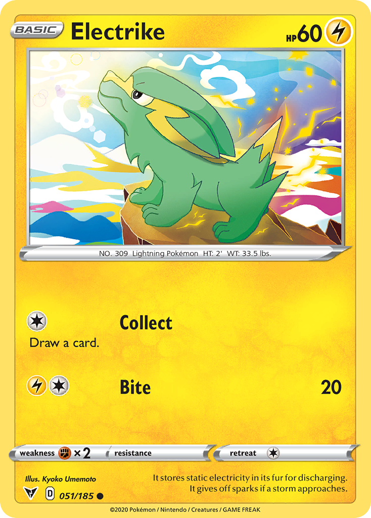 pokemon card prices vivid voltage Ampharos V - 049/185 - variation to centering Electrike 51/185 - Vivid Voltage