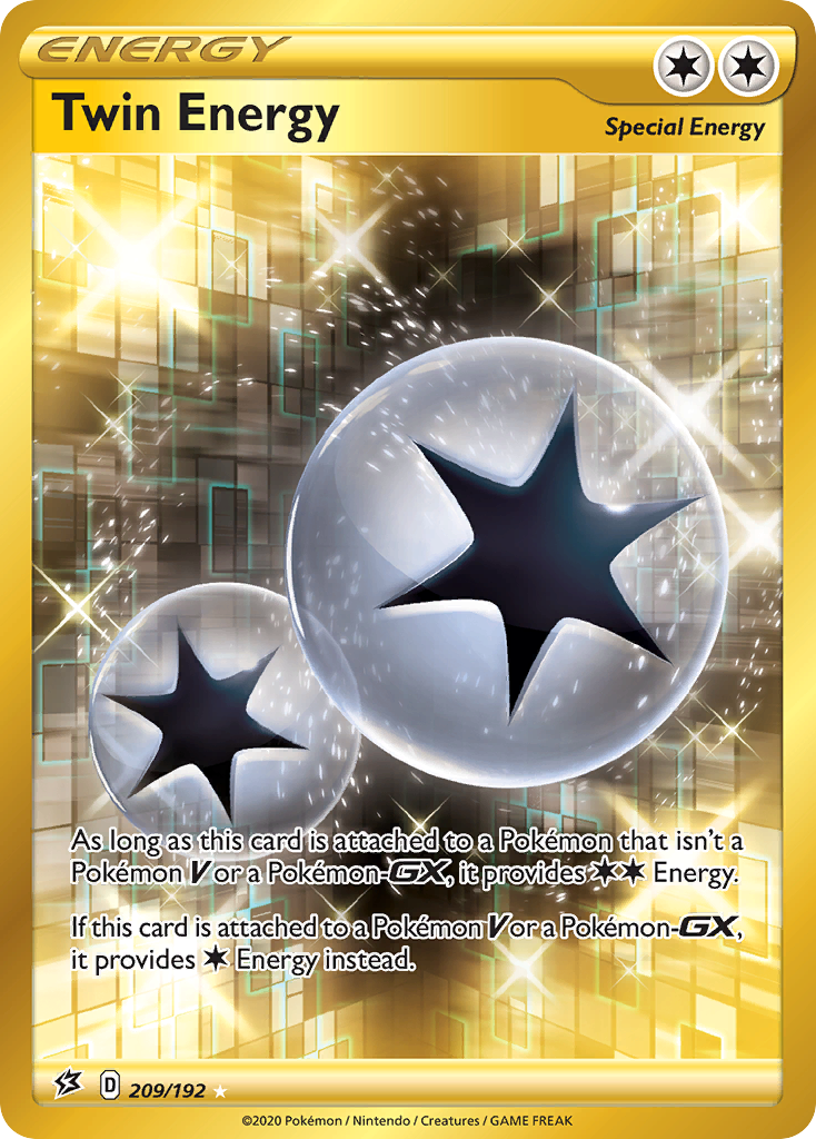 Twin Energy 209/192 - Rebel Clash Holofoil - Game Nerdz